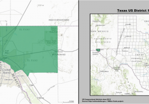 Map Of Texas Congressional Districts Texas S 16th Congressional District Wikipedia