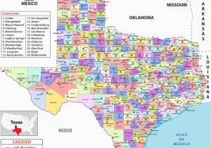 Map Of Texas Counties and Cities with Names Texas County Map List Of Counties In Texas Tx