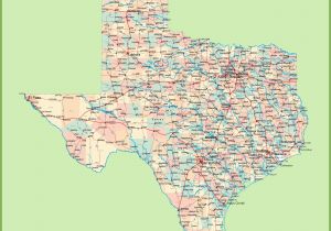 Map Of Texas Counties with Highways Road Map Of Texas with Cities