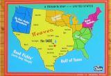 Map Of Texas for Kids A Texan S Map Of the United States Featuring the Oasis Restaurant