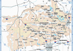 Map Of Texas Hill Country area Texas Hill Country Map with Cities Business Ideas 2013