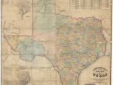 Map Of Texas In 1836 Vintage Texas Map A R T In 2019 Vintage Maps Texas Signs Map