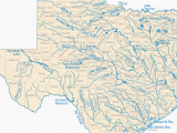 Map Of Texas Lakes and Rivers Colorado River Location On Map Map Of Texas Lakes Streams and Rivers