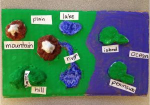 Map Of Texas Landforms Students Create Landforms Maps Using Homemade Clay Mix together One