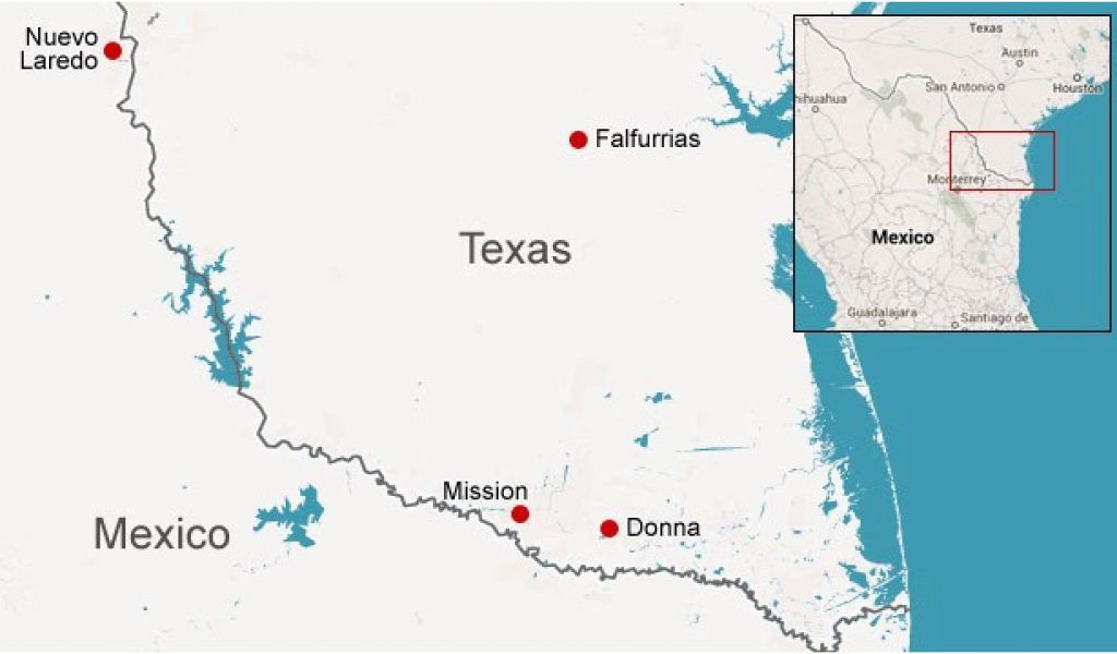 Map Of Texas Mexico Border towns Map Of Texas Border with Mexico