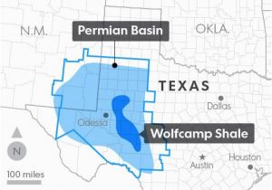 Map Of Texas Midland Usgs Largest Oil Deposit Ever Found In U S Discovered In Texas
