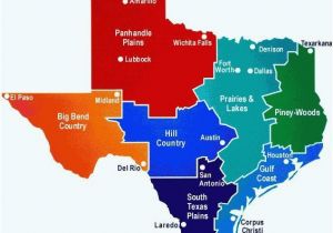 Map Of Texas Regions Interactive Map Of Texas Detailed Physical Map with Capitals Of