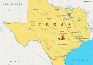 Map Of Texas Rivers and Lakes Texas Map Stock Photos Texas Map Stock Images Alamy