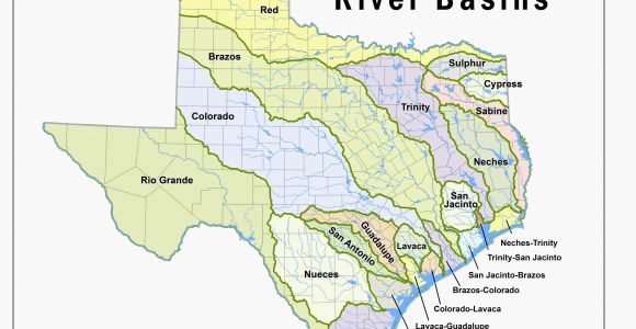 Map Of Texas Rivers and Lakes where is the Colorado River Located On A Map Texas Lakes Map Fresh