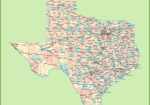 Map Of Texas Showing Austin Road Map Of Texas with Cities