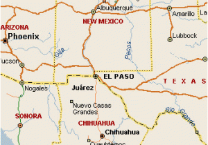 Map Of Texas Showing El Paso El Paso Map Texas Business Ideas 2013