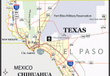 Map Of Texas Showing El Paso El Paso Map Texas Business Ideas 2013