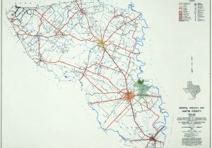 Map Of Texas with Cities and Counties Texas County Highway Maps Browse Perry Castaa Eda Map Collection