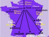 Map Of Tgv Routes In France Map Of Tgv Train Routes and Destinations In France