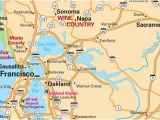 Map Of the Bay area In California San Francisco Maps for Visitors Bay City Guide San Francisco