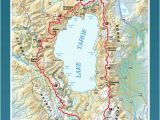 Map Of the California Trail Tahoe Rim Trail Hiking Pinterest Hiking Hiking Trails and Trail