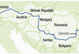 Map Of the Danube River In Europe Danube River Water Rivers Lakes Waterfalls River