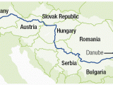 Map Of the Danube River In Europe Danube River Water Rivers Lakes Waterfalls River