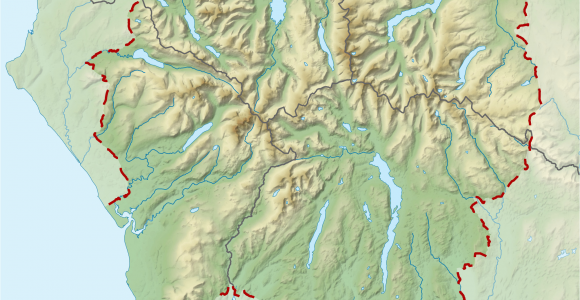 Map Of the Lake District In England Pavey Ark Wikipedia