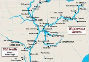 Map Of the Ohio River Ohio River Meets Mississippi River Map Louisville to St Louis River