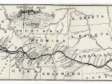 Map Of the oregon Trail with Landmarks Map Of the oregon Trail by Ezra Meeker the Hop King Of the World