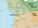 Map Of the oregon Trail with Landmarks oregon Boundary Dispute Wikipedia