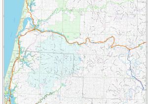 Map Of the oregon Trail with Rivers Map Of Coos Bay oregon Secretmuseum