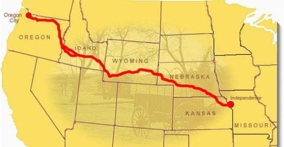 Map Of the oregon Trail with Rivers Maps oregon National Historic Trail U S National Park Service