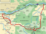 Map Of the oregon Trail with Rivers Mt Hood Scenic byway Map America S byways Camping Rving