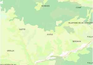 Map Of the Pyrenees In France Jujols Wikipedia