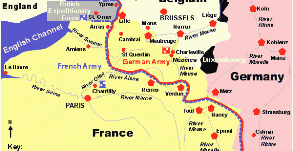 Map Of the somme France Trench Construction In World War I the Geat War World