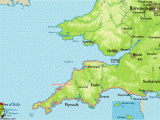 Map Of the south West England south West Coast Path