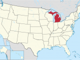 Map Of the State Of Michigan with Cities Michigan Wikipedia