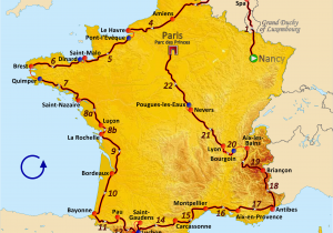 Map Of the tour De France File Route Of the 1962 tour De France Png Wikimedia Commons