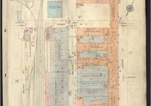 Map Of the University Of Michigan Packard Sanborn Fire Insurance Maps Clark Library University Of