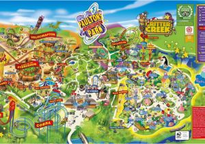 Map Of theme Parks In England Paultons Parks Uk