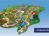 Map Of theme Parks In England Portaventura Parque De atracciones Portaventura World