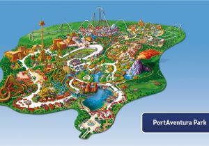 Map Of theme Parks In England Portaventura Parque De atracciones Portaventura World