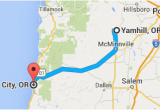 Map Of Tillamook oregon Map Gresham oregon From Yamhill or to Lincoln City or oregon Wine