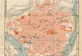 Map Of toledo Spain 1958 toledo Spain Vintage Map Antique City Maps Map toledo