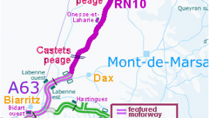 Map Of toll Roads In France Motorway Aires the French Wild West Bordeaux to the Spanish Border