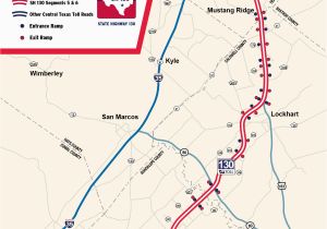 Map Of toll Roads In Texas State Highway 130 Maps Sh 130 the Fastest Way Between Austin San