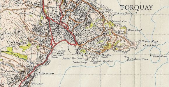 Map Of torquay England torquay Geological Field Guide by Ian West