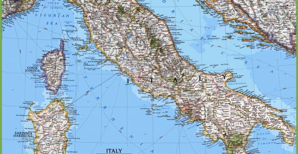 Map Of towns In Italy Large Detailed Map Of Italy with Cities and towns