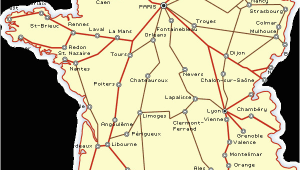 Map Of Train Lines In France France Railways Map and French Train Travel Information