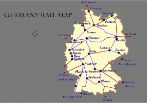 Map Of Train Lines In France Germany Rail Map and Transportation Guide