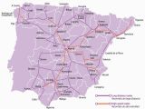 Map Of Train Routes In Spain Train Connections In Spain Map Ave and Times Spain Info