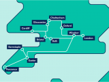 Map Of Train Stations In England Great Western Train Rail Maps