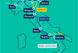 Map Of Trains In France Trenitalia Map with Train Descriptions and Links to