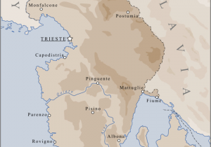 Map Of Trieste Italy Coastal Republic Of Trieste by soaringaven Infographic